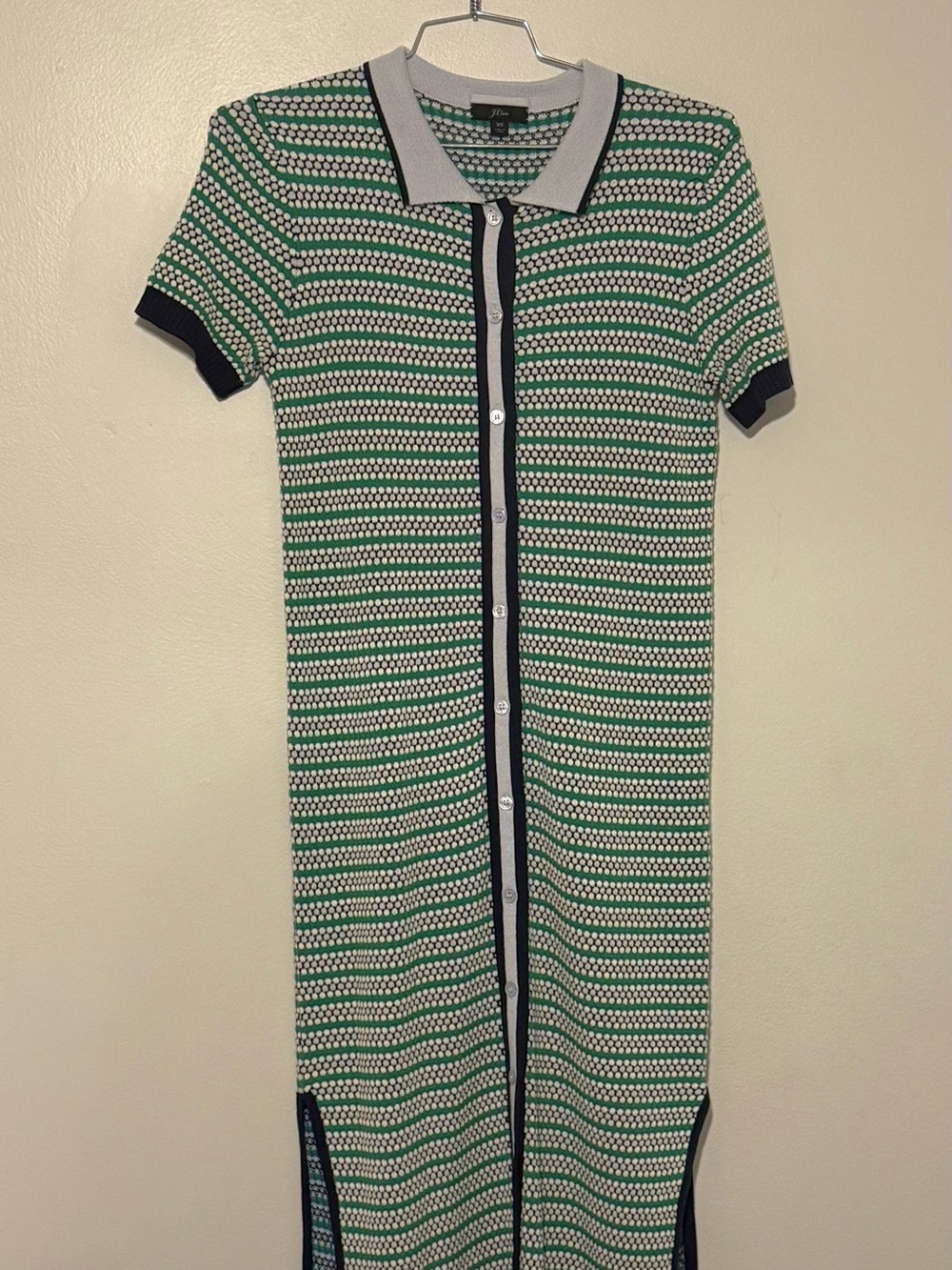 J Crew Striped Knit Dress